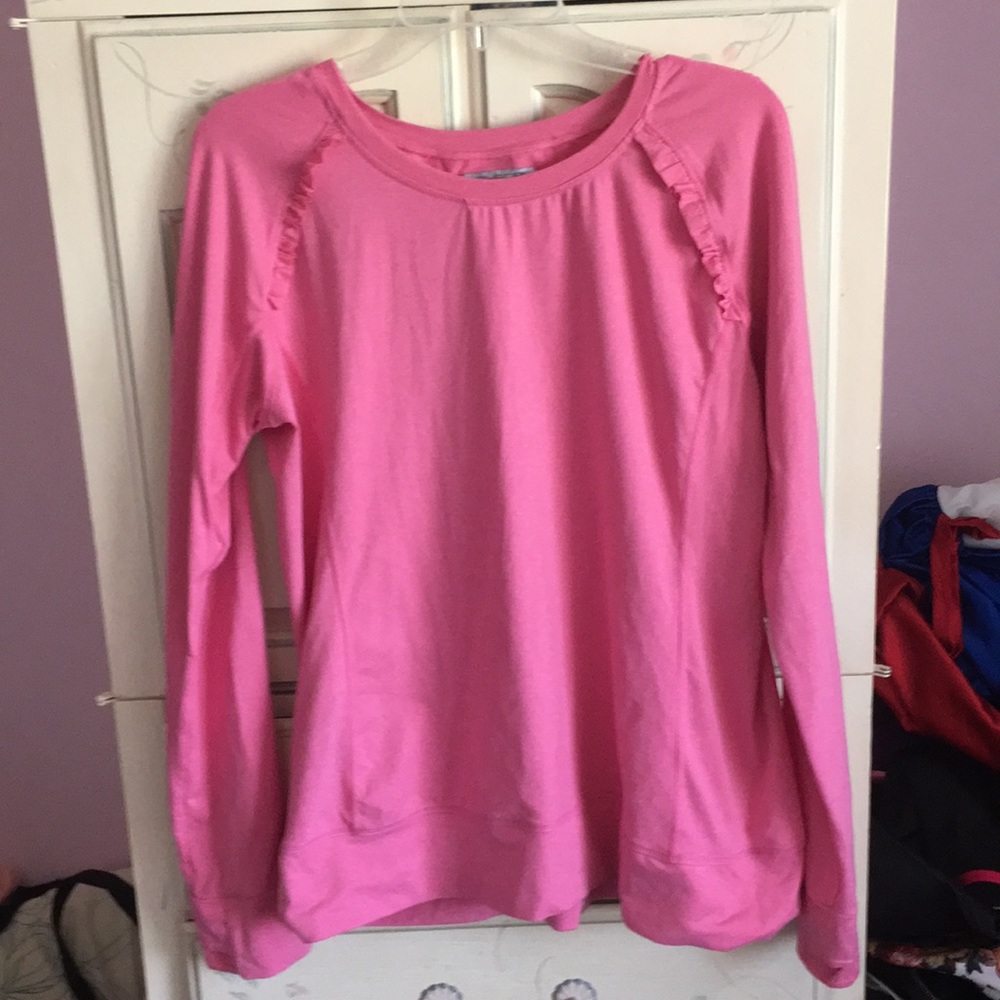 Pink workout top
